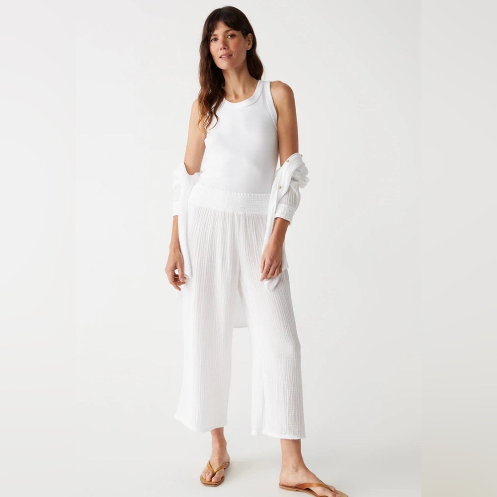 MICHAEL STARS Medina Cropped Gauze Pant